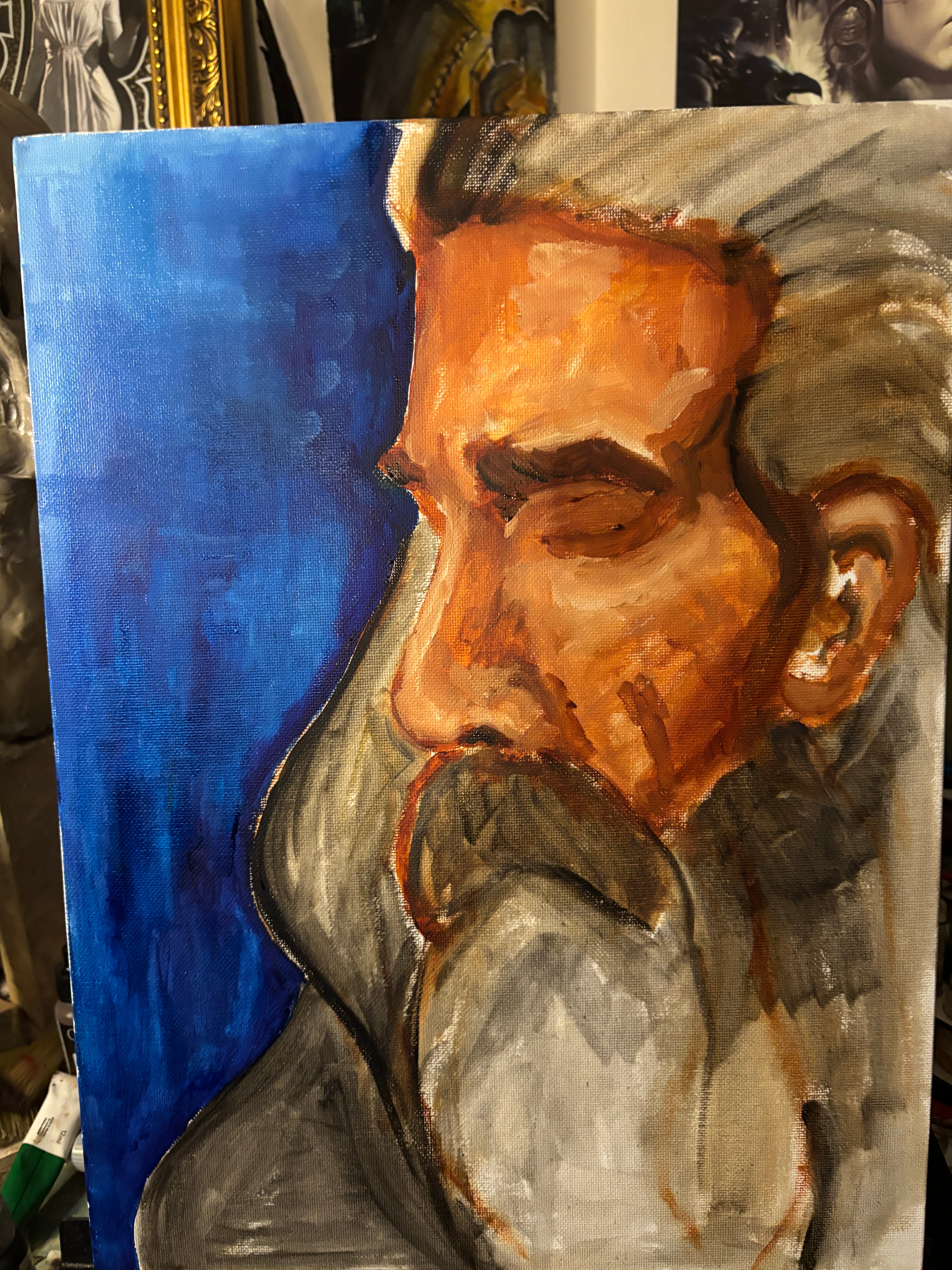 Odin, Oil Painting 30x40cm 1/1 [Framed]