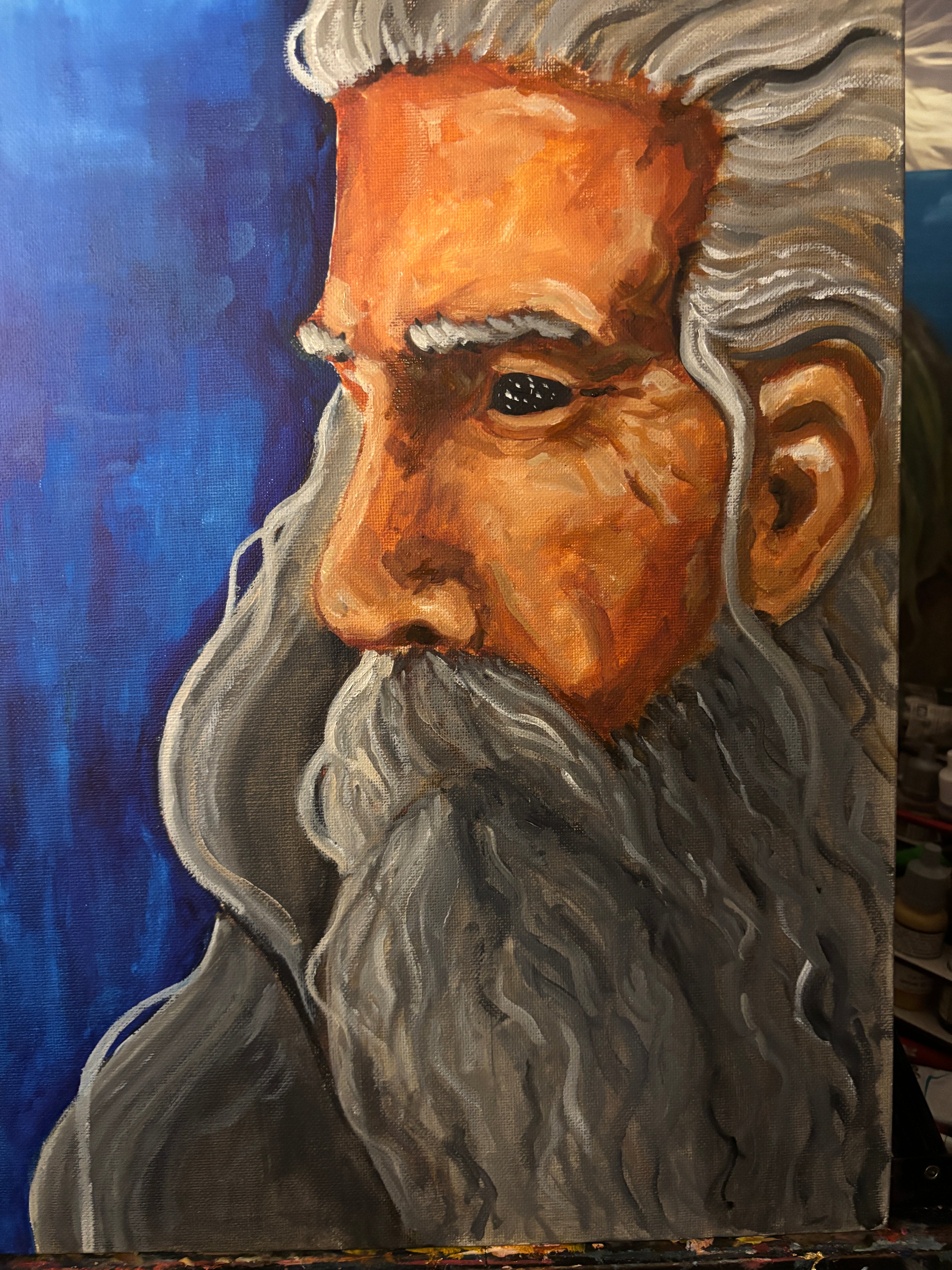 Odin, Oil Painting 30x40cm 1/1 [Framed]
