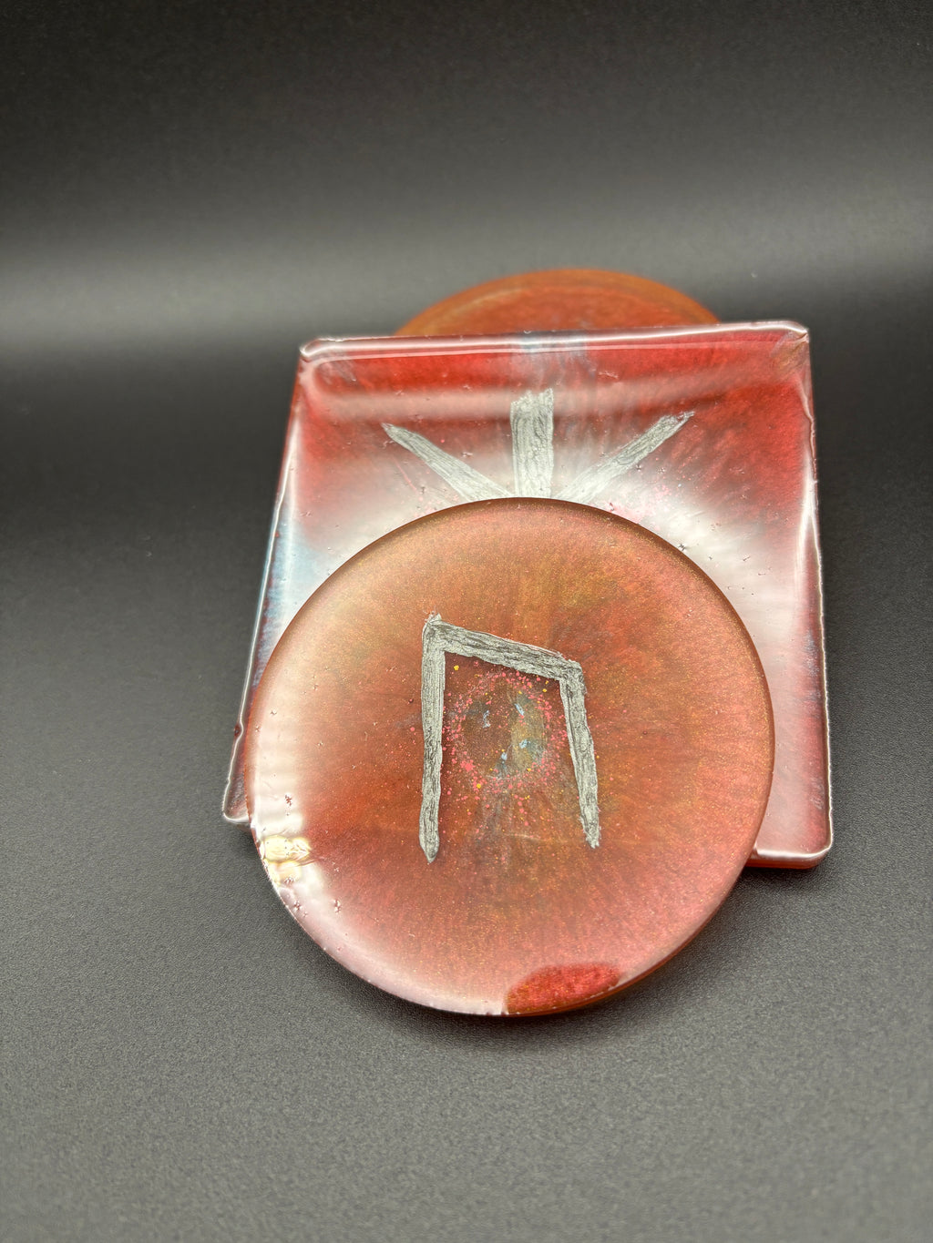 Resin Elder Futhark Coasters