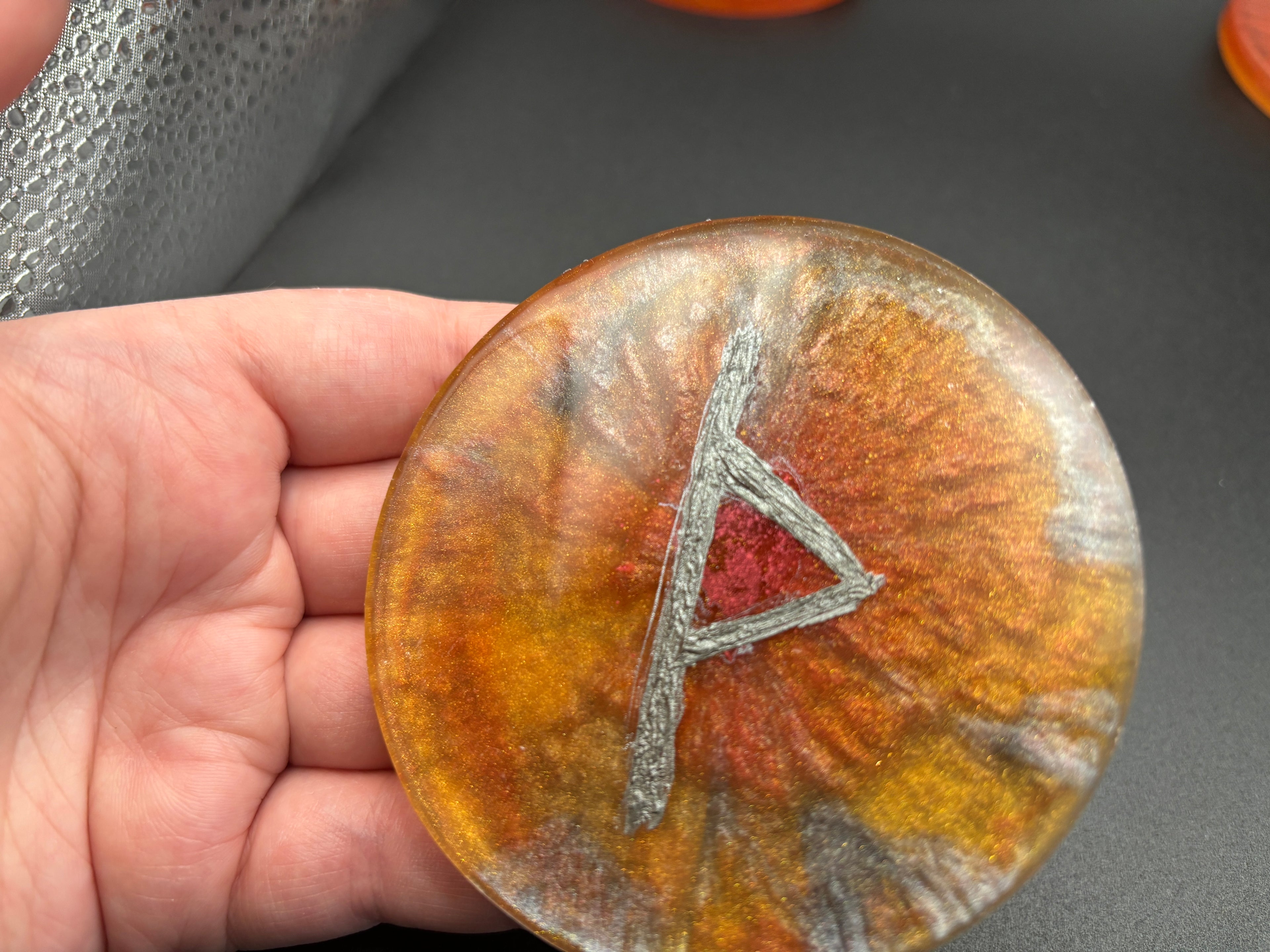 Resin Elder Futhark Coasters