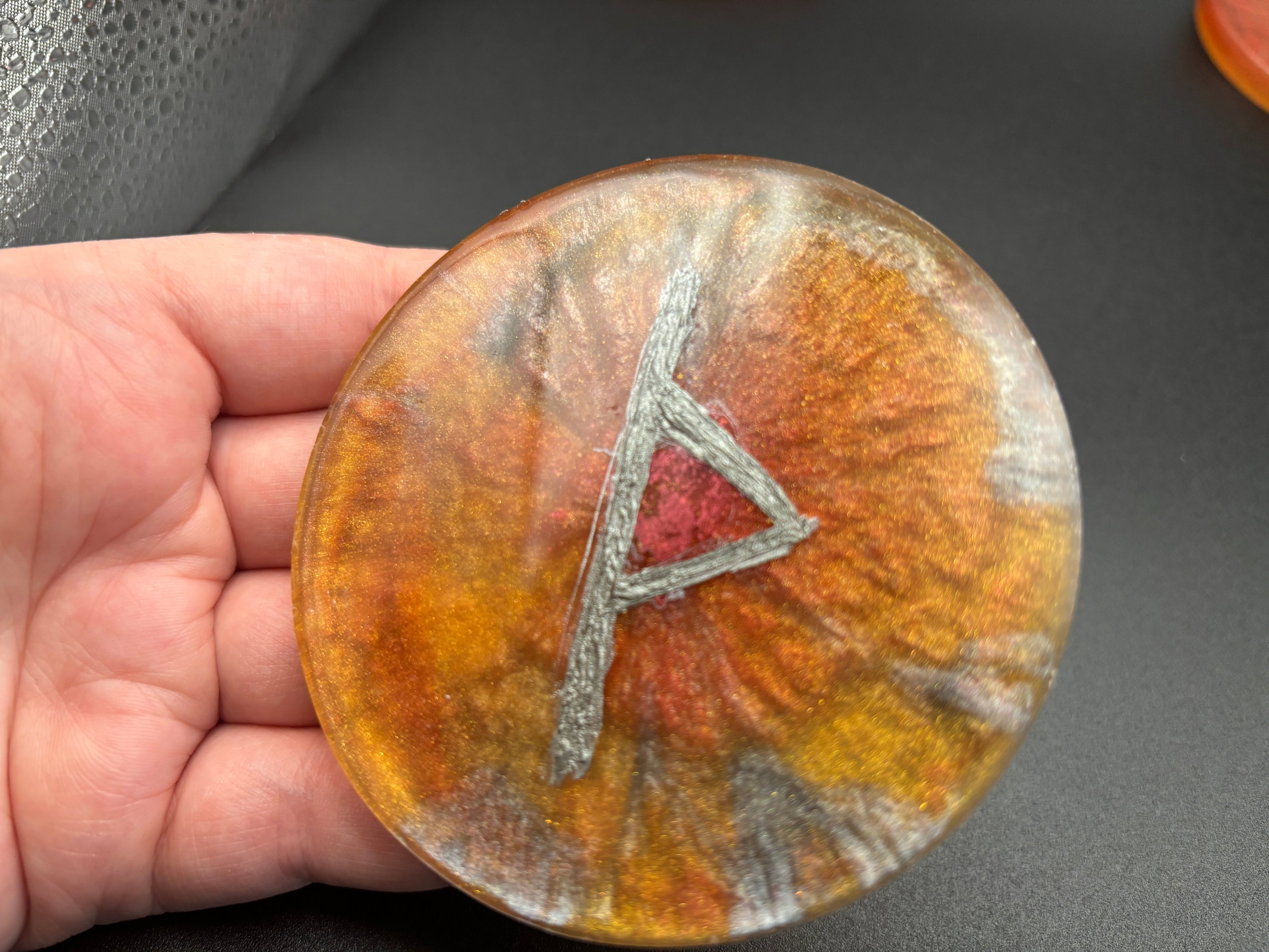 Resin Elder Futhark Coasters